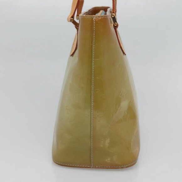 LOUIS VUITTON Monogram Vernis Houston Hand Bag Baby Blue M91005 LV Auth hk2533 - Picture 6 of 16